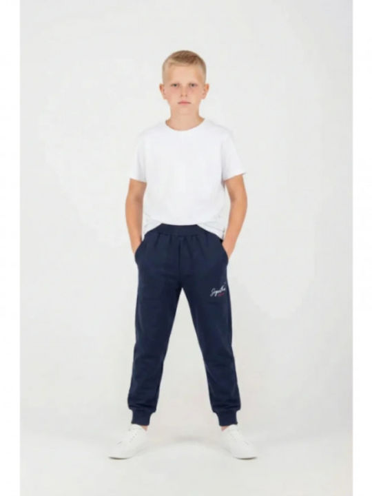 Joyce Kinder Trainingsanzüge Jogginghose Blau Basic