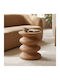 Round Side Table Jonne Terracotta W40xD40xH46cm