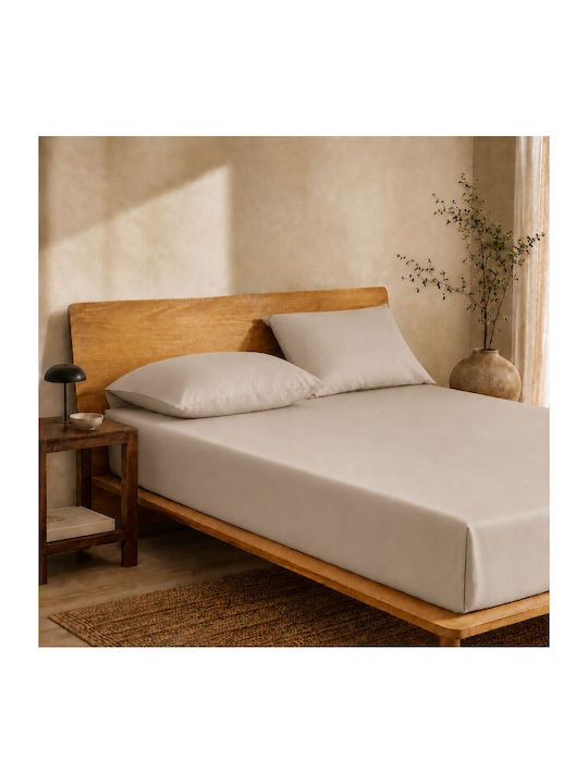 My Home Luxury Σετ Σεντόνια Μονά με Λάστιχο 100...