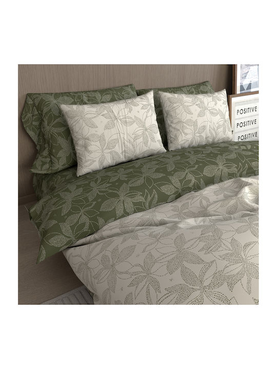 Charalambidis Textiles Κρίνος Σεντόνι Διπλό 200...