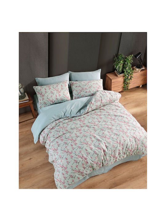 SteweHome Single Bed Sheet 160x220cm Green