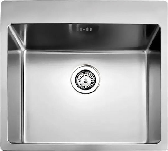 Gian Drop-In Küchenspüle Inox M54xP50cm Silber