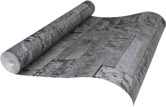 Stoff Tapete Wand Schwarz 1000x53cm