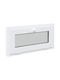 vidaXL Hinged PVC Window W80xH40cm