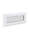 vidaXL Hinged PVC Window W90xH40cm