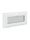 vidaXL Hinged PVC Window W80xH40cm