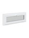 vidaXL Hinged PVC Window W100xH40cm