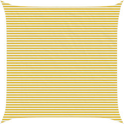 vidaXL Triangle Shade Sail Yellow 7m