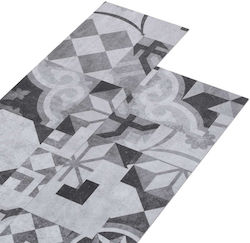vidaXL Set Plastic Floor PVC with 28 Tiles L61x...