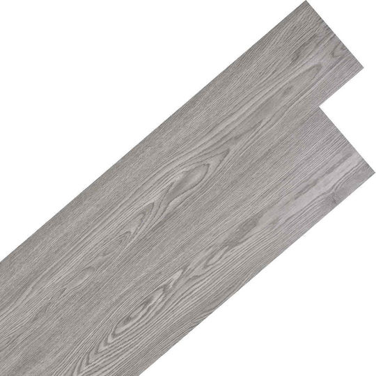 vidaXL Σετ Πλαστικό Δάπεδο PVC με 28 Πλακάκια Μ61xΠ30.5εκ. Γκρι