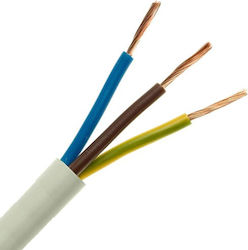 Cablu Flexibil Nymhy 3x1.5mm2 H05vv-f Alb