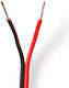 Speaker Cable Nedis 2x0.75mm² 100m Black Red Cagw0750bk1000