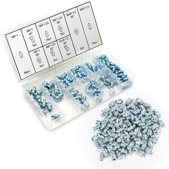 SKS Tools SKS Tools Werkzeugzubehör Schmiernippel Set 110 Stück