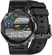 Εξυπνο Ρολοϊ Gravity Zegarek Meski Smartwatch Gravity Gt21-3 Bk Bk Leather Bk