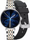 Smartwatch Gravity Gt26-5 1.27" 2 Straps Silver Gold Black