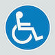 Infosign Αυτοκόλλητο Pvc Πλαστικοποίηση Φ12 Αμεα Special Needs 17871