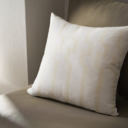 Gofis Home Μαξιλαροθήκη Clover Polar White 50x50εκ.
