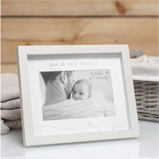 Bambino Mio Me & My Daddy Kinderbilderrahmen Hölzernes Weiß