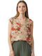 Women's Blouse with V-Neckline Multicolour