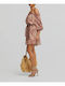 Women's Brown One-piece Shorts