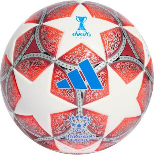 adidas UEFA Womens Champions League Final Mini Soccer Ball Red