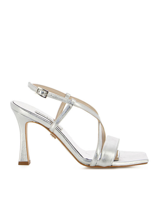 Guy Laroche Damen Sandalen Silber