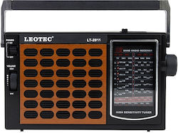 Leotec Radio Portabil Electrică / Pe Baterie Negru