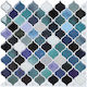 Vidaxl Tile Λαμπτήρα 10 Pcs Μπλε Πράσινο 27 X 27 Εκ
