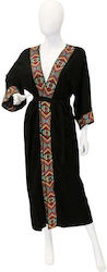 Azade Kimono Long Black