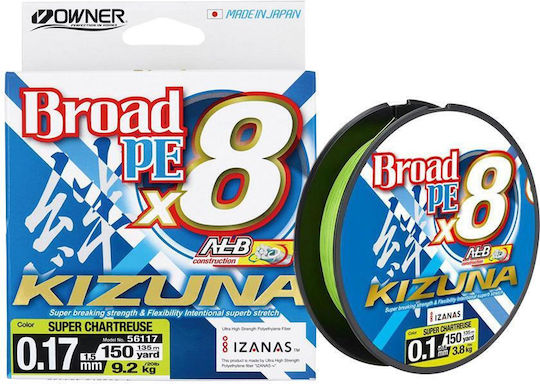 Kizuna 135m 0.10 No 0.6 Light Green Ncc