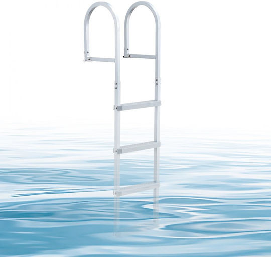 Vevor Aluminum Light Blue Pool Ladder