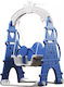 Kidstoys Κούνια Κρεμαστή Πλαστική 31x62εκ. Μπλε