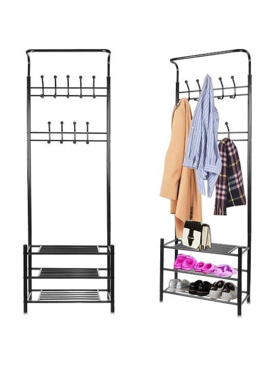 Kleiderständer Für Kleidung Regale Für Schuhe Schwarz 192 X 29 X 65cm