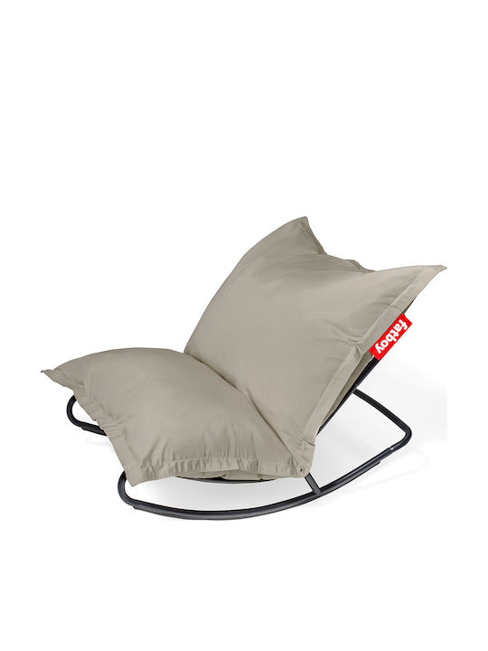 Rocking Metallic Rock 'n Roll Outdoor Chair Gra...