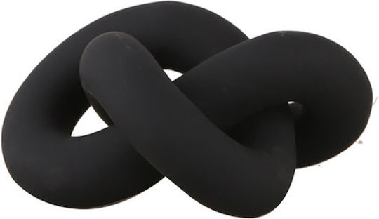 Knot Tischdekoration Klein Th-03-01-bk 11,5x9x6cm Schwarzes Keramik Cooee Design