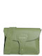Leather Women's Crossbody Bag Green