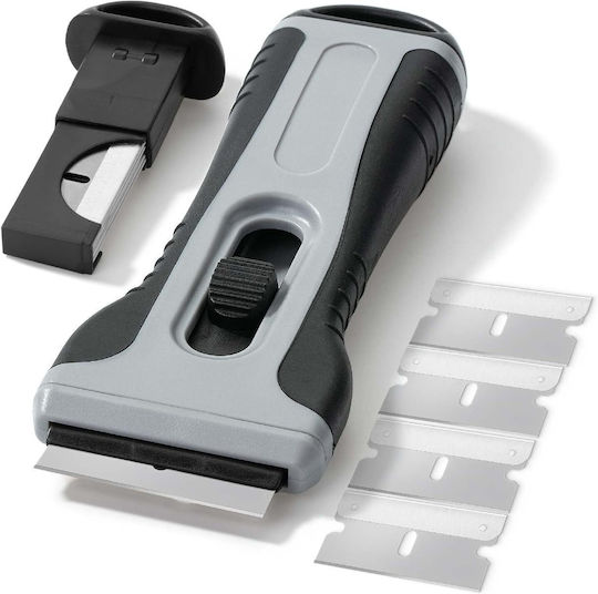 Ceramic Hob Scraper Plastic 4 Replacement Blades