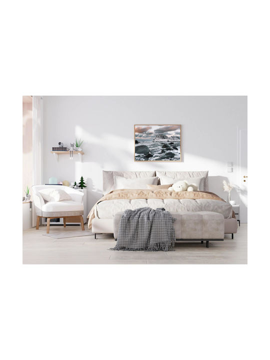 Serene Coastal Landscape Painting 120x80