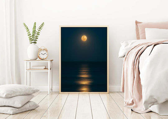 iLovePrints Moonlit Sea Gemälde Φεγγαρόλουστη Θάλασσα 115x170