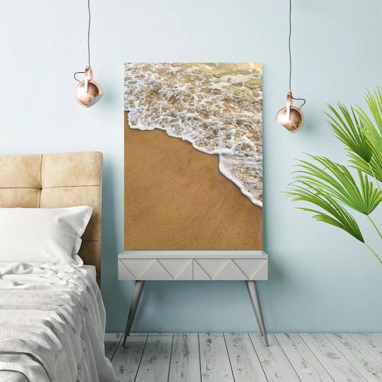 Painting Ocean Waves On Sandy Beach Waves Of Ocean On Sandy Beach 40x50