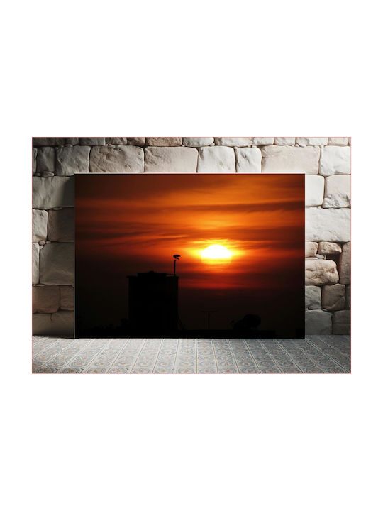 Πίνακας Sunset Over Cityscape Ηλιοβασίλεμα Πάνω...