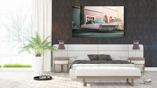 Painting Classic Cars On Display Classic Cars On Screen 65x40