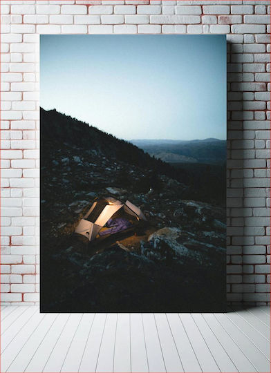 iLovePrints Camping Unter Sternen Gemälde Kambing Kato Asteria 70x100