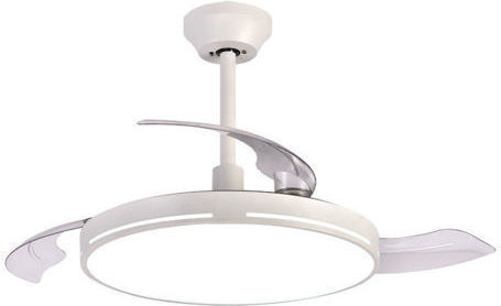 Primo PRCF-80680 Ventilator De Tavan 106.68cm Cu Lentile De Mărire Alb