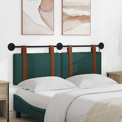 vidaXL Holz-Kopfstütze Für Bett Grüne 130x55cm