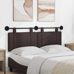 vidaXL Stoff-Kopfstütze für Betten Braune 150x55cm
