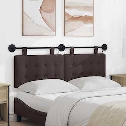 vidaXL Stoff-Kopfstütze für Betten Braune 130x55cm