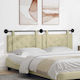 vidaXL Leather Beige Bed Headboard Pillow 170x55cm