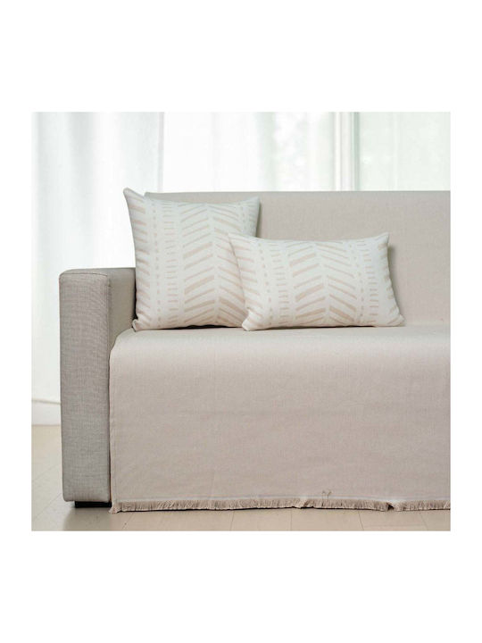Cotone Zen Ριχτάρι Πολυθρόνας 180x170εκ. Μπεζ