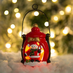 LED Laterne Weihnachtsfiguren 7,5x11,5cm Santa Claus Schneemann Modell Warme Beleuchtung LED Laterne Weihnachtsfiguren 7,5x11,5cm Santa Claus Schneemann Modell Warme Beleuchtung